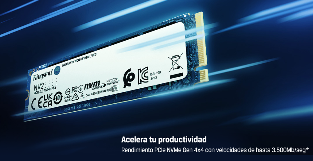 KNG SSD 2TB M.2 3500/2800MB/s PCIe 4.0×4 NVMe NV2 M.2 2280